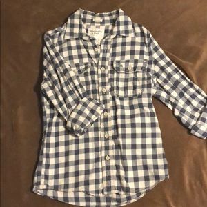 Abercrombie & Fitch M Flannel Plaid Button Down